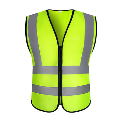سترة سلامة نسائية باللون الوردي والأصفر Hi Vis برتقالي 5xl ملابس السلامة على الطرق العاملة
