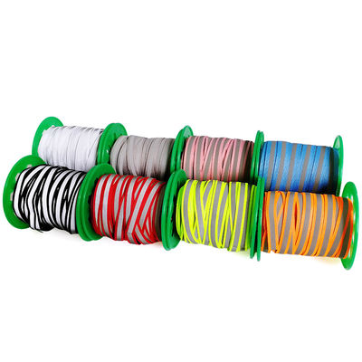 الرؤية العالية 450cd 100٪ البوليستر TC القماش عاكس أنابيب حافة التجميل للملابس