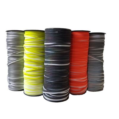 High Visibility Reflex Piping Yarn Edge Braid Trim Tape Fabric Clothes Grey Silver  0.24mm
