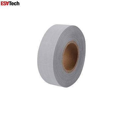 ENISO20471 OEKO-TEX100 B2007 النسيج العاكس الفضي T / C مواد الدعم للملابس الرياضية
