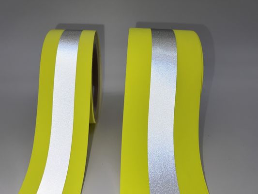 شريط نسيج عاكس مضاد للنيران من اللون الفلورسنت المطبق على الحماية من الحرائق