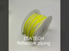 أوراق النسيج العاكسة البوليستر الرؤية مع الملصق المفعول بالحرارة